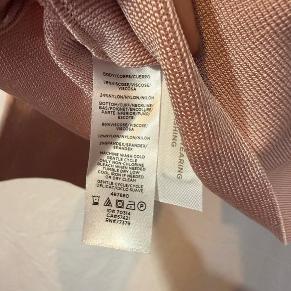 Ann Taylor Peach Long Sleeve Top - Picture 7 of 8